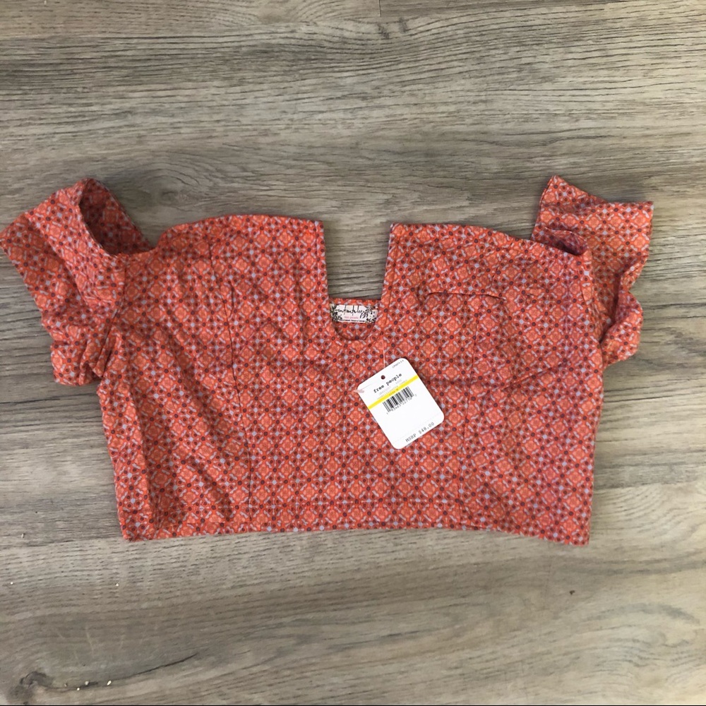 ⭐️ NWT Free People Lucky Now Brami Crop Top